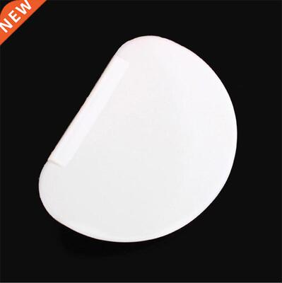 White Round Shape Plaic Dough Pizza Cutter cream smooth Pa