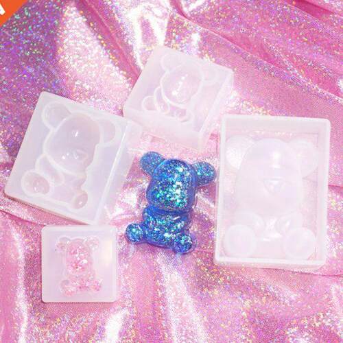 Silicone Mold Bear Shape Resin Mould DIY Making Jewelry Pend