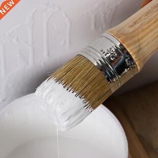 1Pc Wood Large Brushes With Natural Bristles Chalk Paint Wax