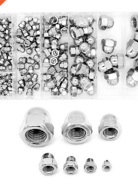 180 Pcs ainless eel Dome Cap Nuts Hexagon Hex Head Cap N