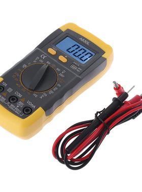 A830L Digital Multimeter LCD AC/DC Ammeter Voltmeter Tester