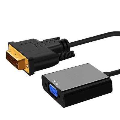1PCS DVI To VGA Cable DVI Revolution To VGA Female Converter