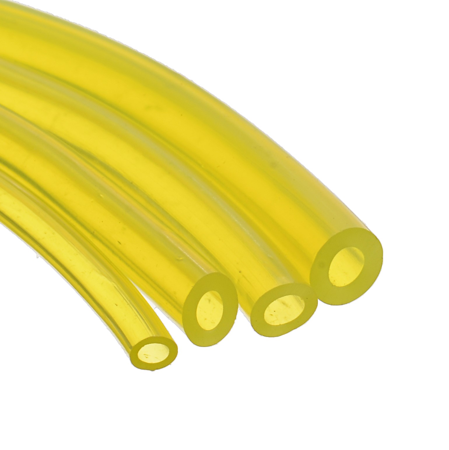 4pcs/set 1m Clear Oil Pipe PU Petrol Fuel Gas Line Hose 2mmx