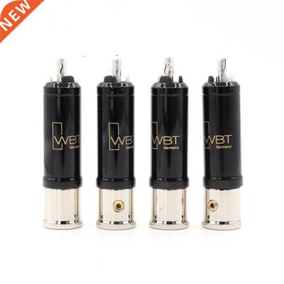 4pcs moonsaudio WBT-0152Ag 99.998% pure copper silver plated