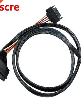 Data Cable Mini SAS SFF-8643 to SFF8639 Nylon Braided Belt S