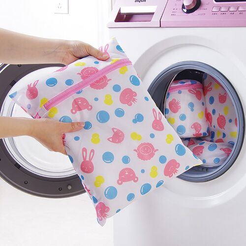 Mesh Laundry Basket Bags for Protecting Delicates Clothes Du
