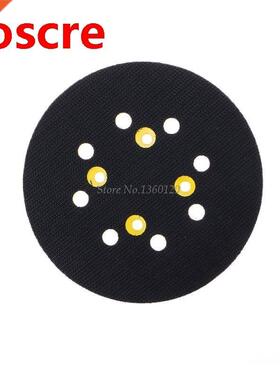 5 Inches 125 MM 8-Hole ack-up Sanding Pad 4 Nails Hook and