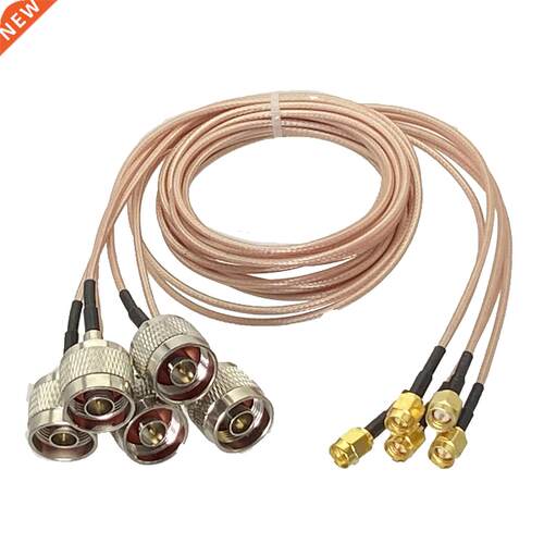 5-10Pcs RG316 N Male Plug to SMA Male Plug Connector RF Coax