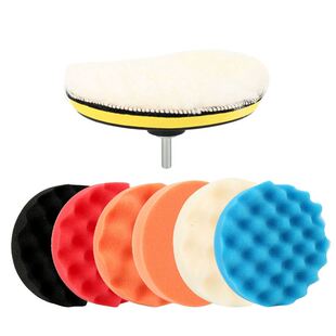 Set Pcs Car Polishing Inch Buffing Polish Sponge Pad