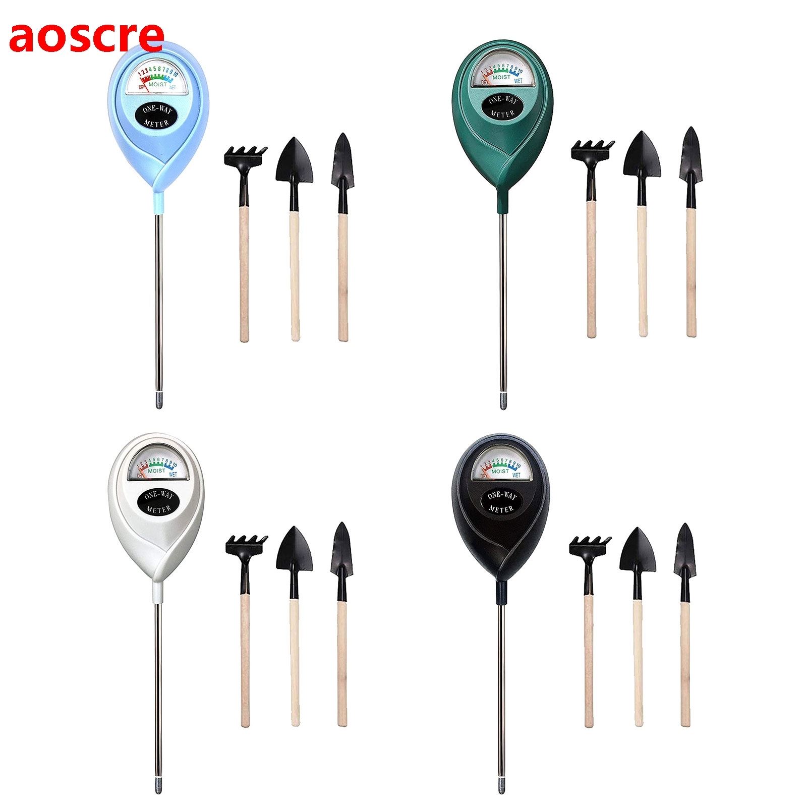 Soil Moisture Sensor Meter Detector Metal Probe Gardening Pl