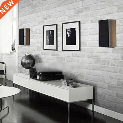 Grey Whte Brck Pattern Wallpaper For Walls Roll 3D Lvng