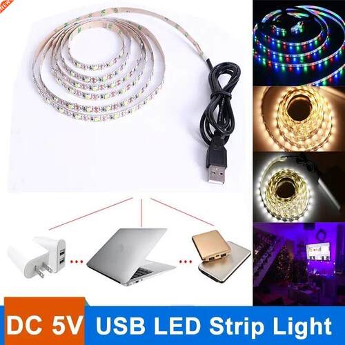 USB LED StripLight 2m3m5m 5V 2835 120leds/m Waterproof LED T