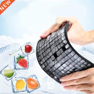 160 Grid Food Grade Silicone Ice Tray Home DIY Ice Cube Mold