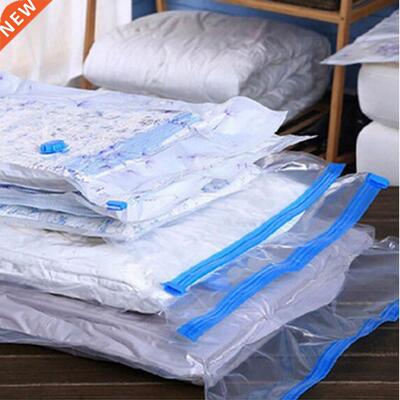 New Convenient Vacuum Bag Storage Organizer Transparent Clo