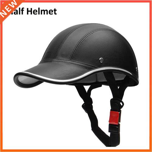 Motorcycle Bike Scooter Half Helmet Baseball Cap Style Safet