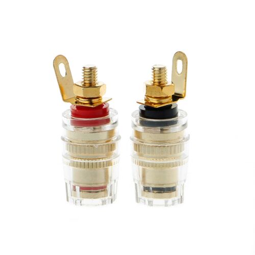 1 Pair 4mm Binding Post Terminal Speaker Test Banana Plug So