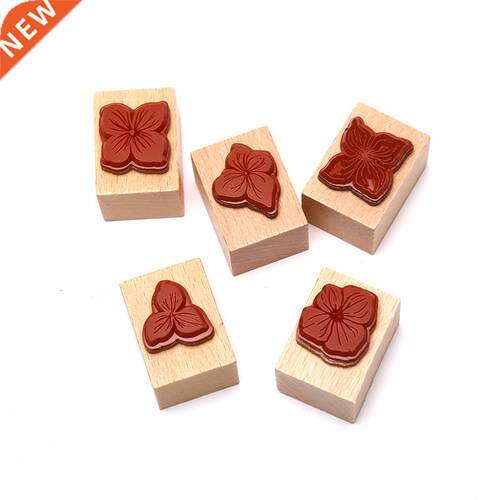 Vintage Plant Flowers Wooden Stamp DIY Decorator Scrapbook W