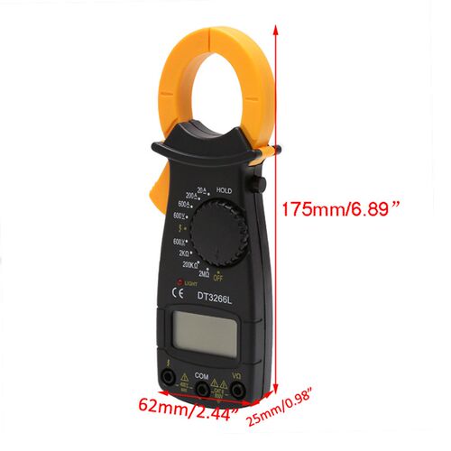 DT3266L Digital Clamp Meter Multimeter Voltage Current Resis