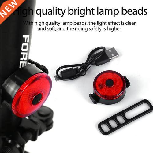 Bike Taillight Waterproof Riding Rear light Led 3 Modes Usb