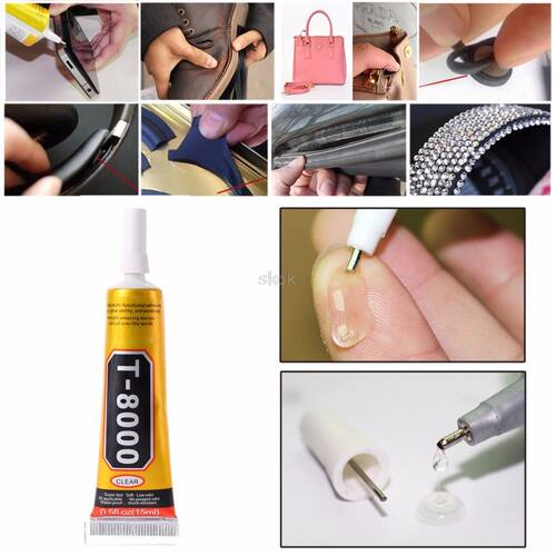 T8000 Multi purpose Adhesive glass touch screen LCD panel fr