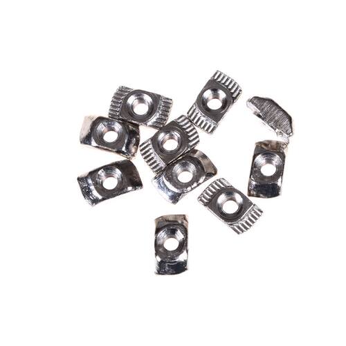 10pcs  Silver M3-M5 T-Nut Hammer He Block Nuts for 20