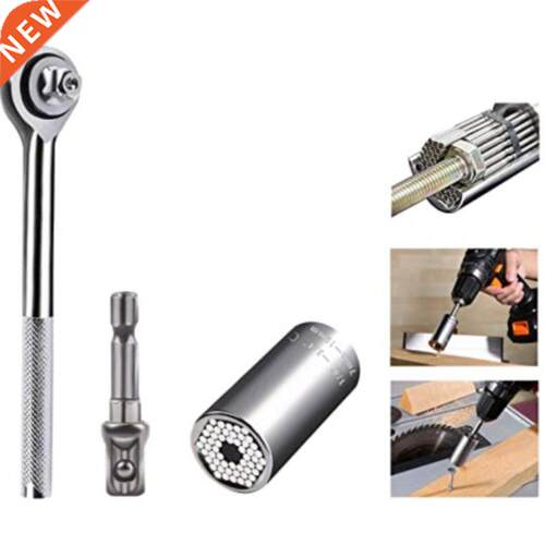 1/4		-/4		 (7-19mm) Multi-Function Ratchet Wrenc