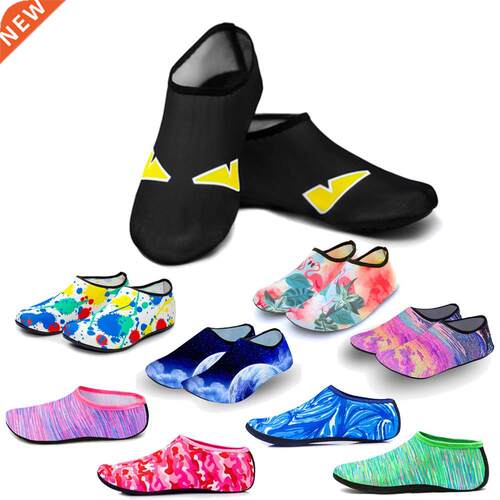 Men Women Kids Water Sport Beach Swimming Socks Thin Multi P