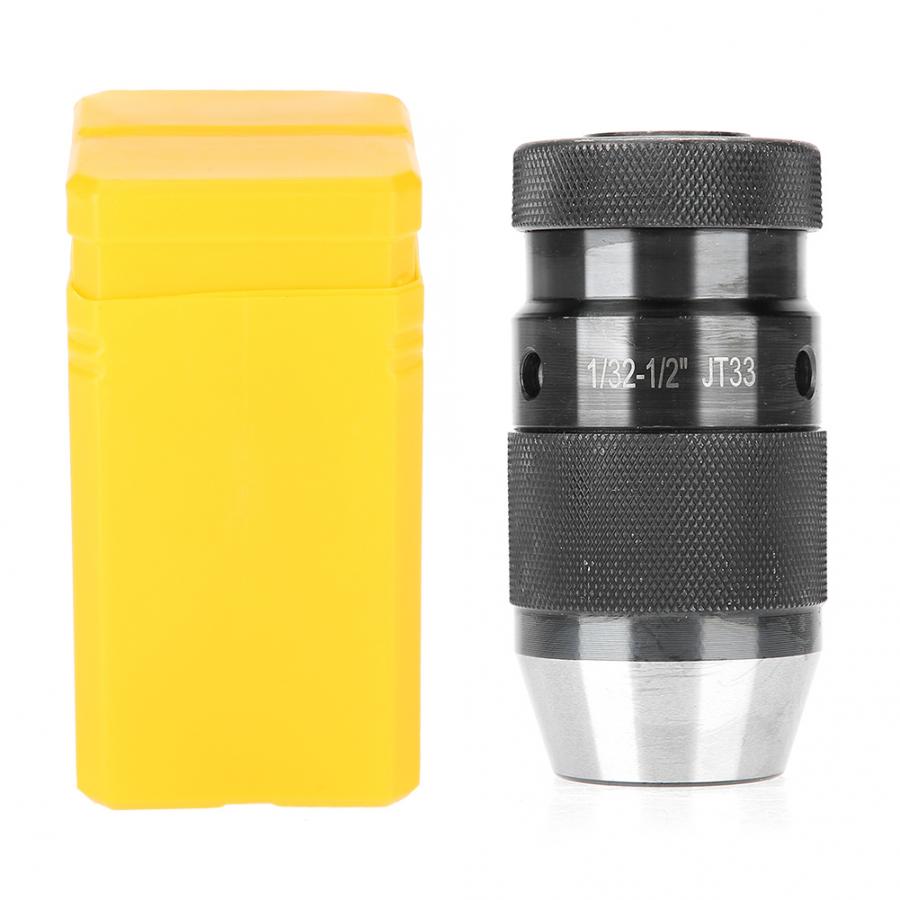 1/32-1/2'' Drill Chuck Carbon Steel CNC Lathe Self-t