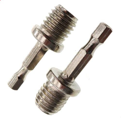 1/2pcs 1/4 Hexagon Connecting Rod Adapter Drill Chuck M14 Po