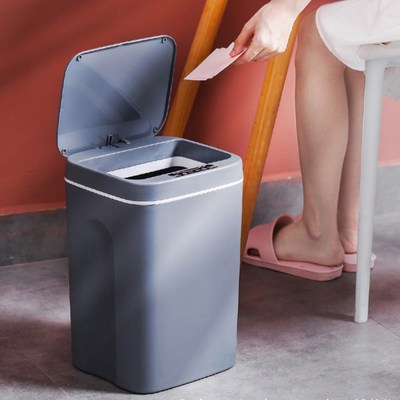 16L New Smart Trash Can Home Automatic Inductive Waste Bin