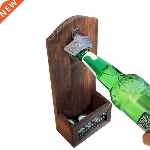 Wall Mounted Bottle Opener Vintage Wall Beer Glass Bottle Ca