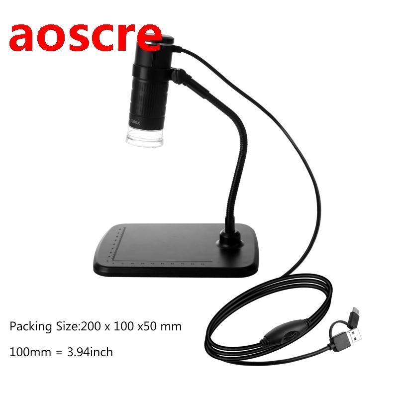 1000X 3-in-1 Digital Microscope for Type-C MicroUSB Android-