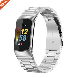 Stainless Steel Band For Fitbit Charge 5 Smart Watch Bracele