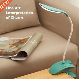 LED Clip-On Lamp USB Desk Bedside Table Reading Book Lamp LE