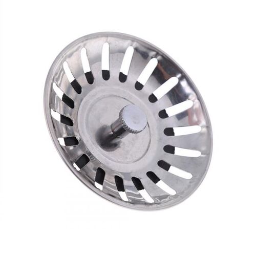 New Kitchen Sink Strainer Stopper Cover Stainless Steel Bath