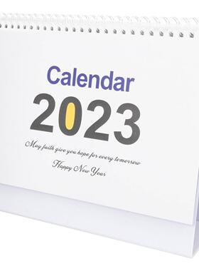 Desktop 2023 English Calendar Plans Recording Calendar Adorn