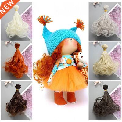 15*100cm BJD SD Curly Hair Extensions for All Dolls DIY Hai