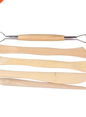 5pcs 6inch Sculpting Clay Tools Set Wax Carving Shapers For