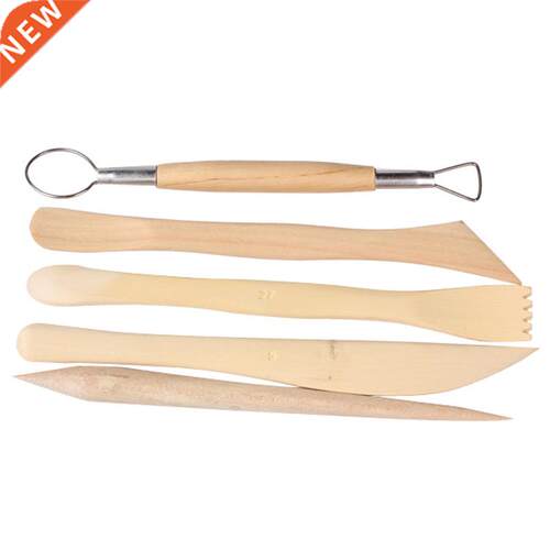 5pcs 6inch Sculpting Clay Tools Set Wax Carving Shapers For
