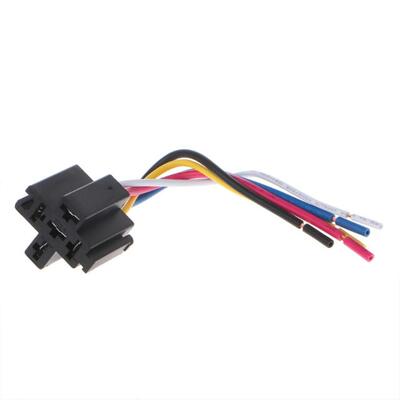 12V 24V 40A Pre Wired 5 Pin Relay Mounting Base Socket Hold