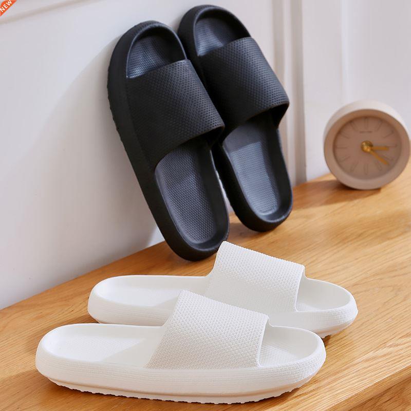 Cloud Slippers Thick Platform Bathroom Home Slippers Women S