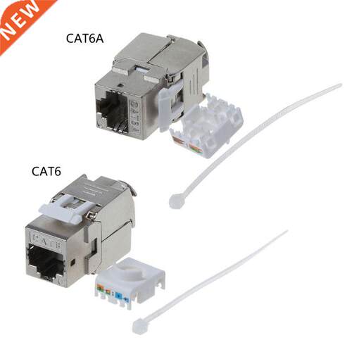 5PCS RJ45 Toolless Keystone Jack Cat6 Cat6A Shielded Module