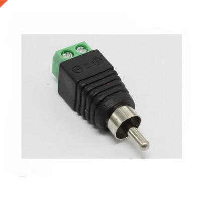 5PCS Enviromental protection rca male connector to terminal