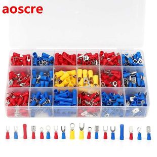 520PCs Cold Pressed Terminal Insulated Quick#8209;Connectin