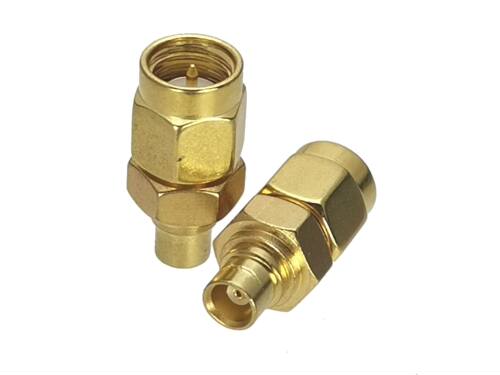 10Pcs SMA Male Plug to MCX Female Jack RF Adapter Connector