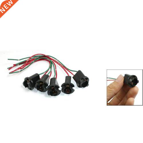 5 Pcs Car Truck T10 DC 12V 194 LED Light Bulb Socket Holder