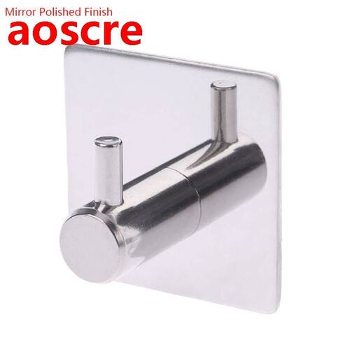 304 304 Stainless Steel Self Adhesive Bathroom Wall Mounted