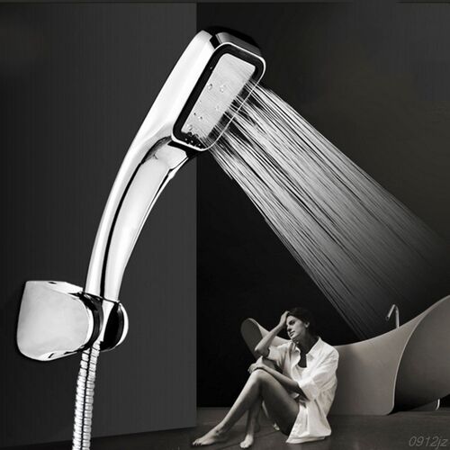 300 hole Pressurized Water Saving Shower Head ABS With Chrom