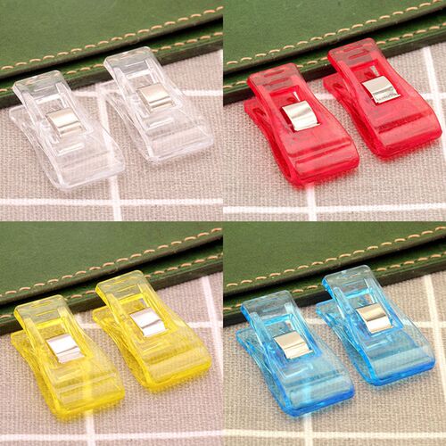 10pcs/lot Hand-made leather ware DIY plastic fixed clip bell