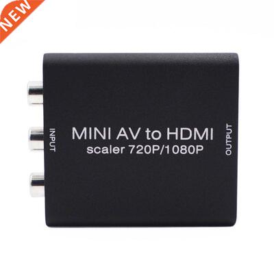 Mini HD 1080P HDMI 2AV Video Converter Box HDMI to RCA AV/CV